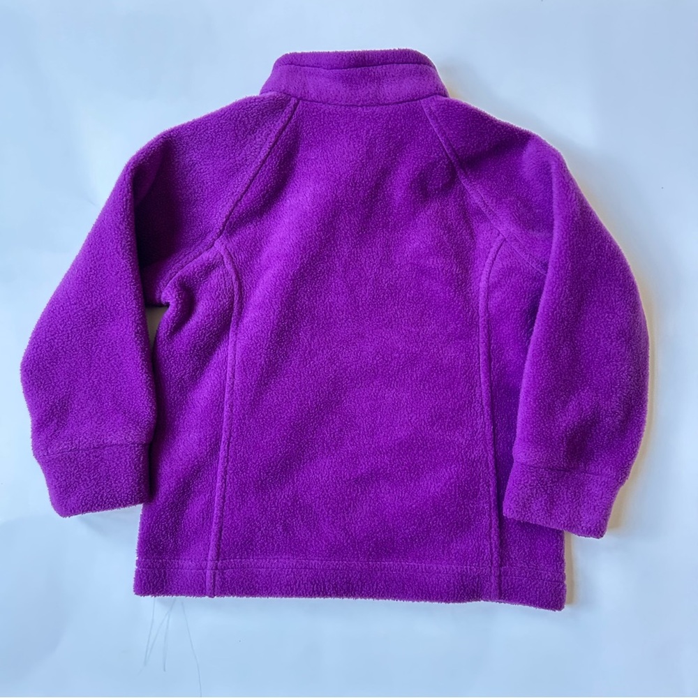 NWOT Columbia Toddler Girl Purple Sawyer Rapids Fleece Jacket, Size 2T - Picture 5 of 7